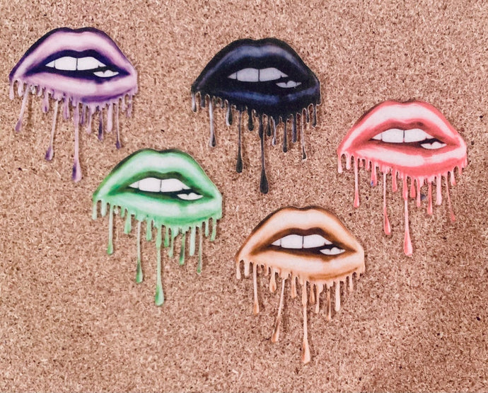 Dripping Lip Edible Toppers (Limited)