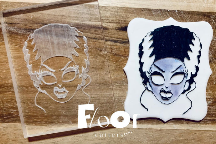 Vintage Halloween Masks Pop Ups Embossing Plates