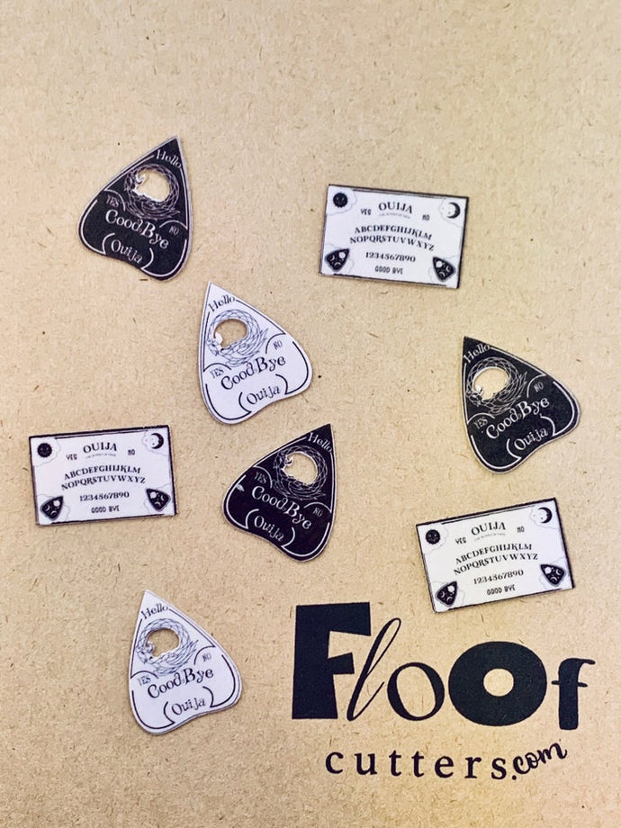 Ouija Spirit Board and Planchette Edible Toppers
