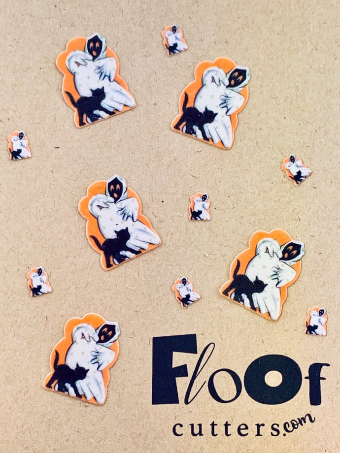 Frightened Ghost Edible Toppers and Confetti