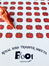Load image into Gallery viewer, Fall Pumpkins Royal Icing Transfer Sheet
