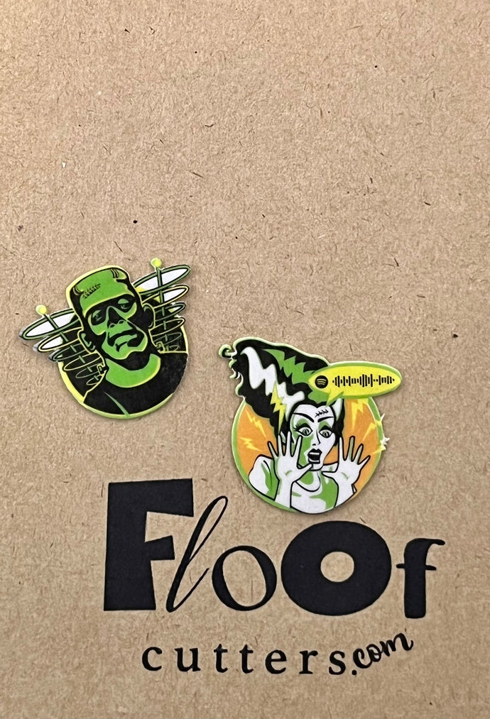 Bride and Frank Monster Mash Spotify Edible Toppers