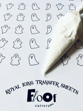 Load image into Gallery viewer, Ghosts Royal Icing Transfer Sheet

