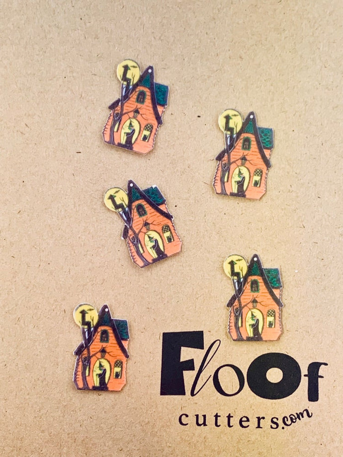 Vintage Spooky House Edible Toppers