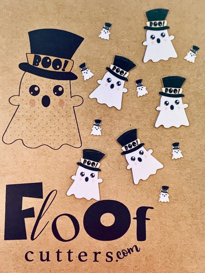 Tucker the Ghost Edible Toppers and Confetti