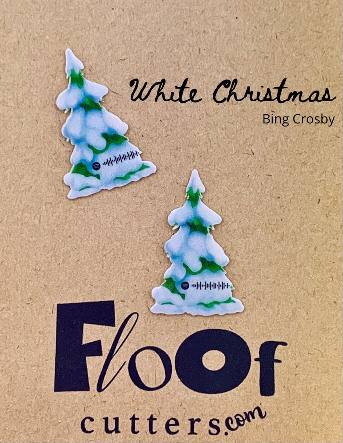 White Christmas Spotify Edible Toppers