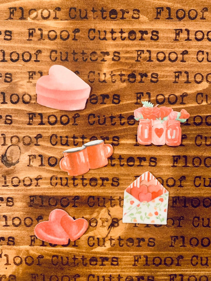 Old Fashion Valentine Edible Toppers