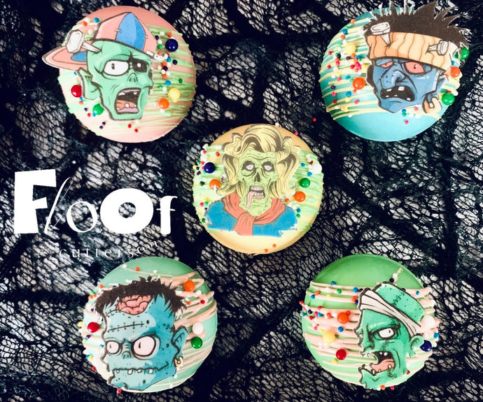 Zombie Thugs Edible Toppers and Brain Confetti